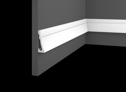 Плинтус Cosca Молдинг из экополимера 65х22 мм MX050