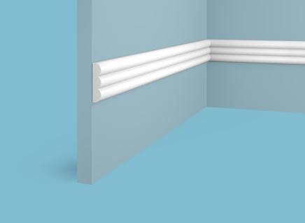 Плинтус Cosca Молдинг из экополимера 49х12 мм MX052