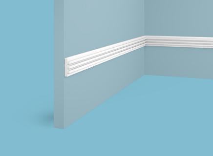 Плинтус Cosca Молдинг из экополимера 32х10 мм MX055