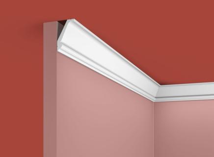 Плинтус Cosca Потолочный из экополимера 40х25 мм KX023