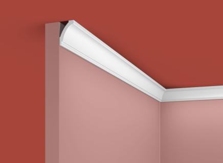 Плинтус Cosca Потолочный из экополимера 30х20 мм KX030