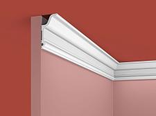 Плинтус Cosca Потолочный из экополимера 59х31 мм KX046