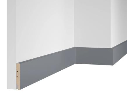 Плинтус Artiva Напольный из МДФ Веллюто Гриджио RTV080.03.30