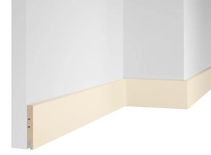 Плинтус Artiva Напольный из МДФ Веллюто Ванила RTV080.03.34