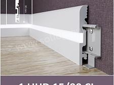 Плинтус Solid под покраску 1 UHD 15/90СL c LED рассеивателем					