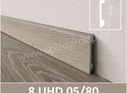 Плинтус Solid 8 UHD Дуб Льняной 05/80