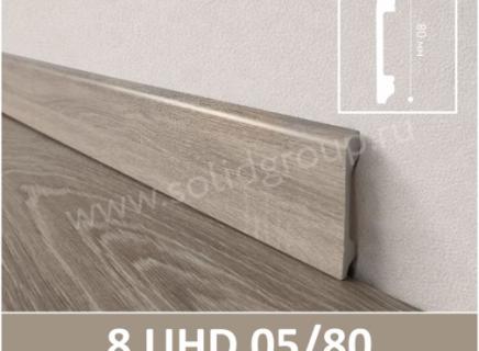 Плинтус Solid 8 UHD Дуб Натуральный 05/80