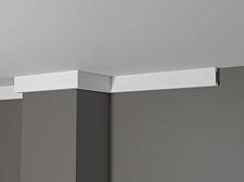 Плинтус Декор Дизайн Потолочный белый под покраску DD618 (3 метра)					