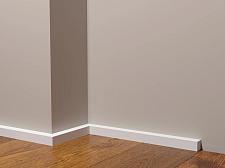 Плинтус Декор Дизайн Напольный белый под покраску DD622 (3 метра)