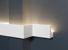 Молдинг Декор Дизайн белый под покраску и под подсветку DD616					