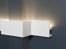 Молдинг Декор Дизайн белый под покраску и под подсветку DD617					