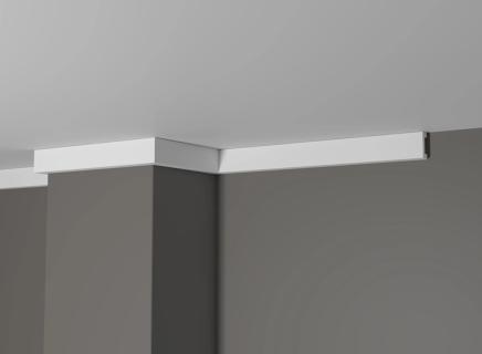 Плинтус Декор Дизайн Потолочный белый под покраску DD626