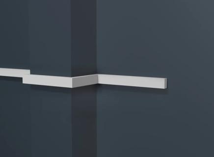 Молдинг Декор Дизайн белый под покраску DD632