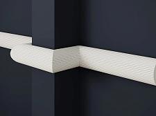 Молдинг Декор Дизайн белый под покраску DD635 (3 метра)					