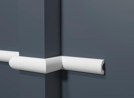 Молдинг Декор Дизайн белый под покраску DD640 (3 метра)