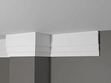 Плинтус Декор Дизайн Потолочный белый под покраску DD705					