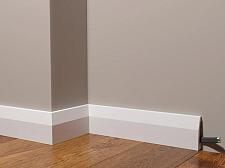 Плинтус Декор Дизайн Напольный белый под покраску DD125