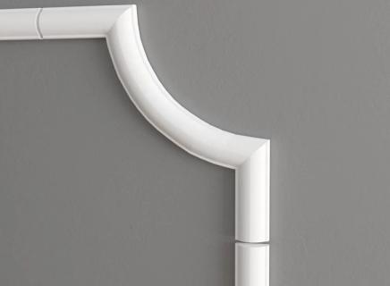 Угловой элемент для молдинга Декор Дизайн белый под покраску C1-130A