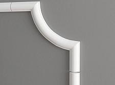 Угловой элемент для молдинга Декор Дизайн белый под покраску C1-130A