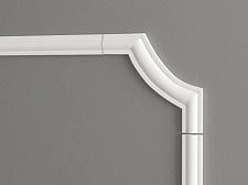 Угловой элемент для молдинга Декор Дизайн белый под покраску C1-157A
