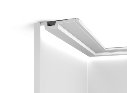 Плинтус Hiwood Потолочный из дюрополимера A115V1 подсветка