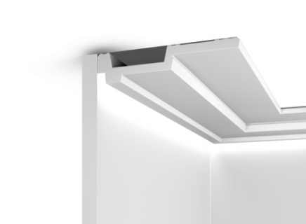 Плинтус Hiwood Потолочный из дюрополимера A170V1 подсветка