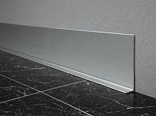 Плинтус Fezard L-образный алюминиевый напольный Серебро  ALP-L70x14