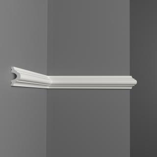 Плинтус Decomaster Молдинг гладкий из дюрополимера  D001ДМ