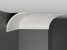 Плинтус Decomaster Потолочный гладкий из дюрополимера  A253					