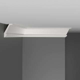 Плинтус Decomaster Потолочный гладкий из дюрополимера  D151ДМ