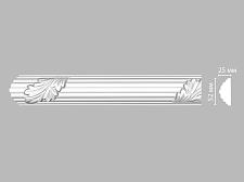 Плинтус Decomaster Молдинг с рисунком из полиуретана  98020