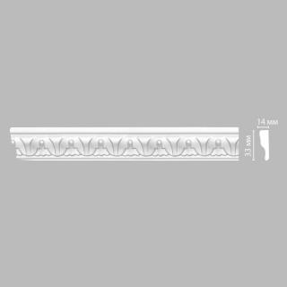 Плинтус Decomaster Молдинг с рисунком из полиуретана  98027F гибкий