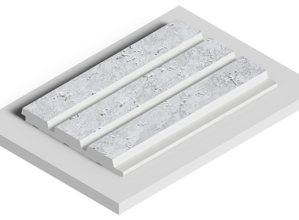 Стеновая панель Hiwood LV124 W50 под камень 2700х120х12мм