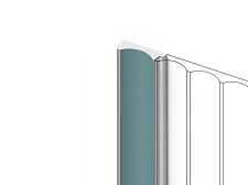Финишный молдинг для панели Hiwood LF139A BU27 2700х34х12мм