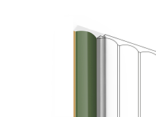 Финишный молдинг для панели Hiwood LF139A GN81G 2700х34х12мм