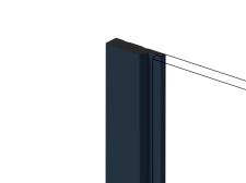 Финишный молдинг для панели Hiwood LF124A BU22 2700х42х12мм