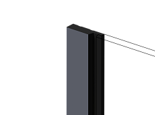 Финишный молдинг для панели Hiwood LF124A GR15K 2700х42х12мм