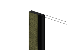 Финишный молдинг для панели Hiwood LF124ALE1 GN83K 2700х42х12мм