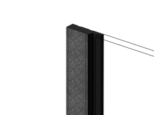 Финишный молдинг для панели Hiwood LF124ALE1 GR27K 2700х42х12мм