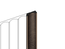 Финишный молдинг для панели Hiwood LF139B BR405 2700х32х12мм