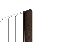 Финишный молдинг для панели Hiwood LF139B BR354 2700х32х12мм