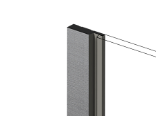 Финишный молдинг для панели Hiwood LF124A S339S 2700х42х12мм