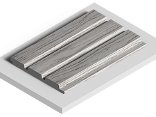 Стеновая панель Hiwood LV124 GR24 под дерево 2700х120х12мм