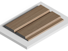 Стеновая панель Hiwood  LV123 BR417 под дерево 2700х120х12мм