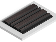 Стеновая панель Hiwood  LV122 BR395K под дерево 2700х120х12мм