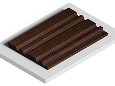 Стеновая панель Hiwood  LV122 BR396 под дерево 2700х120х12мм