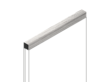 Молдинг для панели Hiwood D12V1 GR24 2700х12х12мм