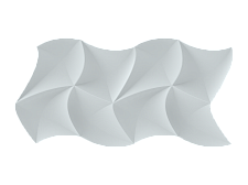 Стеновая панель 3D Dekohaus Kite 450х900х25мм